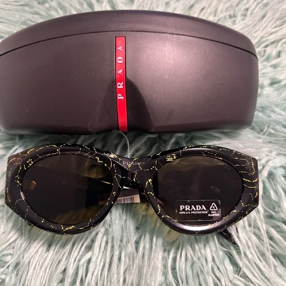 Prada 53mm irregular Sunglasses Prada PR 58ZS Irregular Sunglasses For Men main image 2